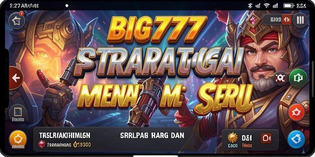 Screenshot utama BIG777 menampilkan pertarungan strategi yang dinamis dan menarik.