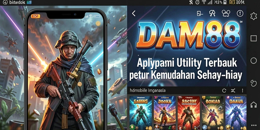 Tampilan antarmuka DAM88 yang modern dan fungsional.