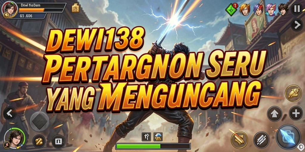 Screenshot DEWI138 menunjukkan aksi pertarungan yang mendebarkan.