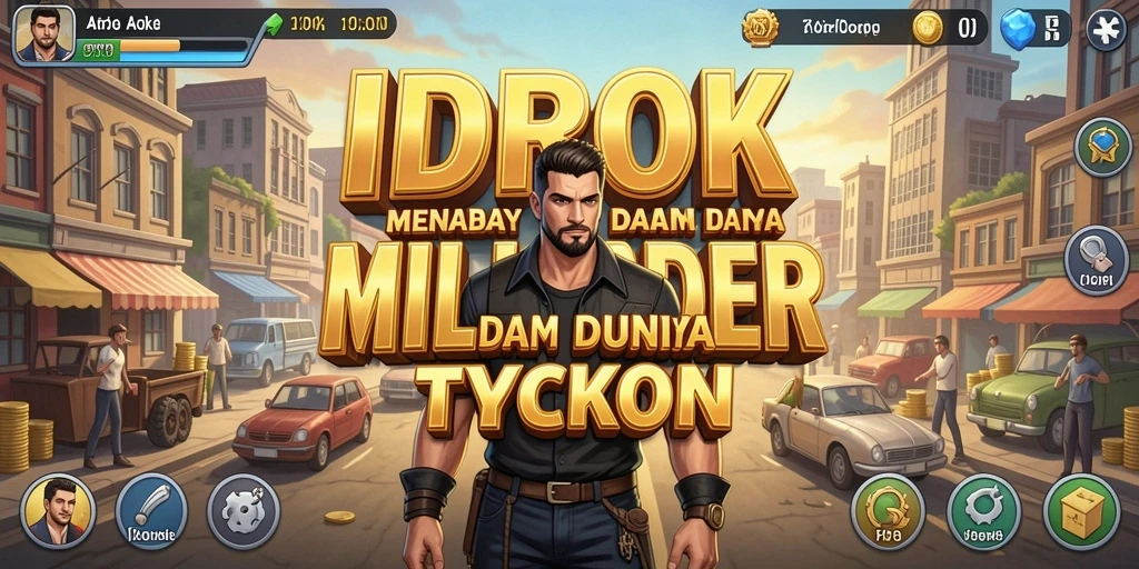 Screenshot gameplay IDROK menampilkan momen membangun bisnis yang menarik.