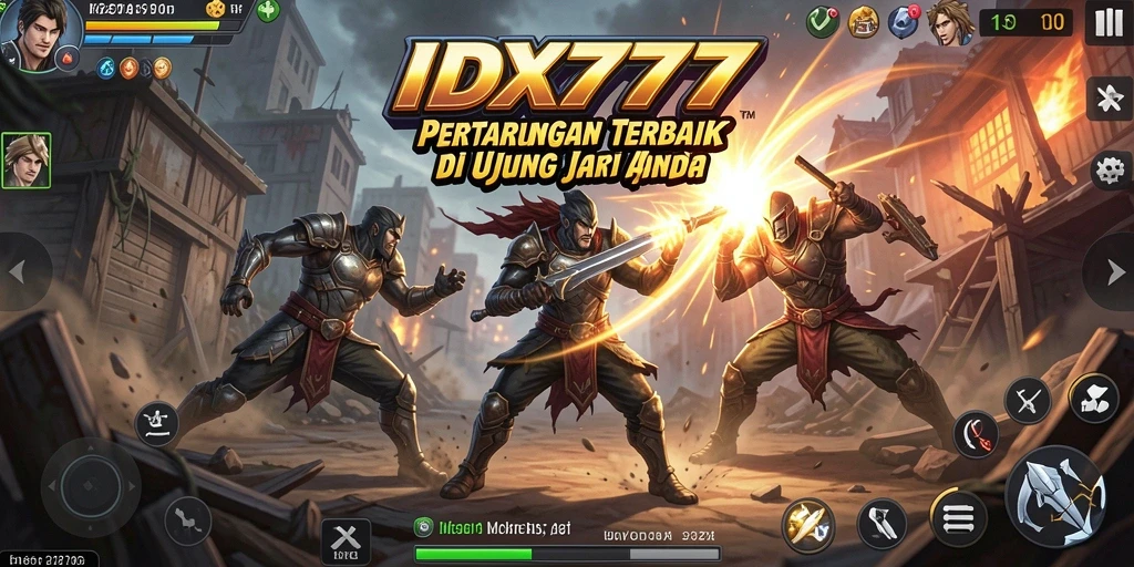 Tampilan utama gameplay IDX777 yang intens dan mendebarkan.