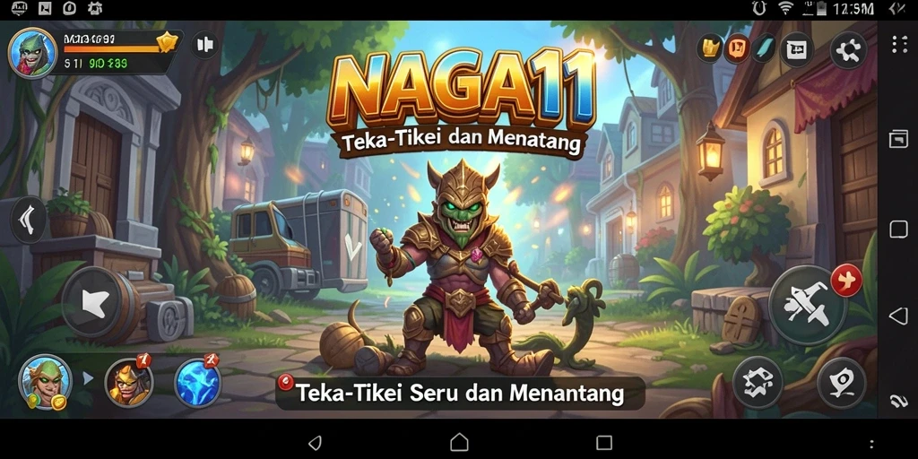 Tampilan gameplay NAGA11 yang menarik dan menantang.