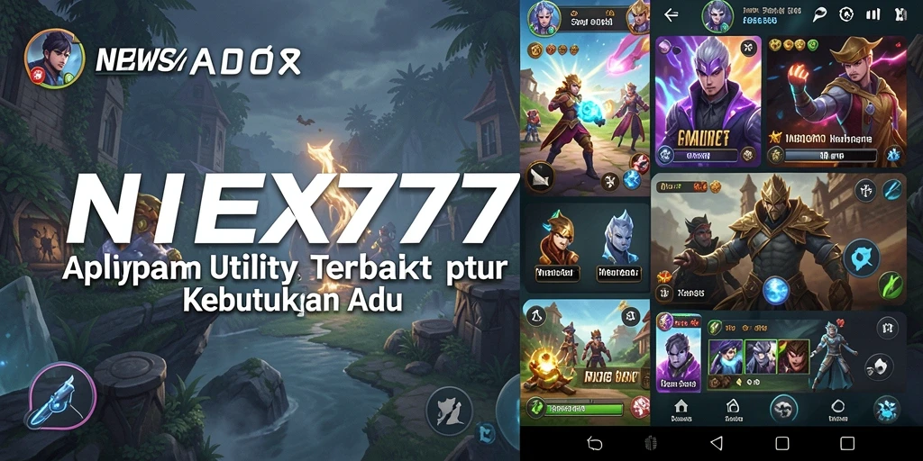 Screenshot utama NEX777 menampilkan antarmuka aplikasi Utility yang intuitif.