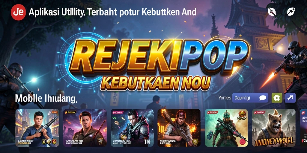 Tampilan aplikasi REJEKIPOP yang sederhana dan fungsional.