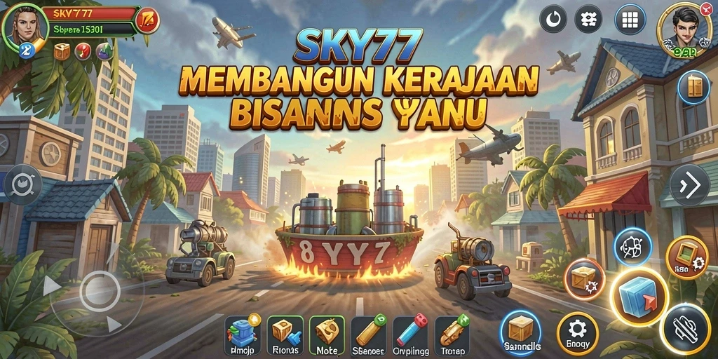 Tampilan gameplay Tycoon yang menarik dan menantang di SKY77.