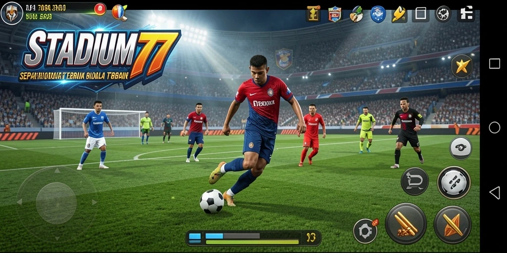 Tampilan gameplay STADIUM77 yang mendebarkan dan penuh aksi.