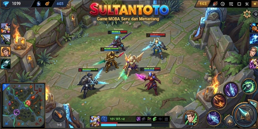 Tampilan gameplay SULTANTOTO yang memukau dan menegangkan.