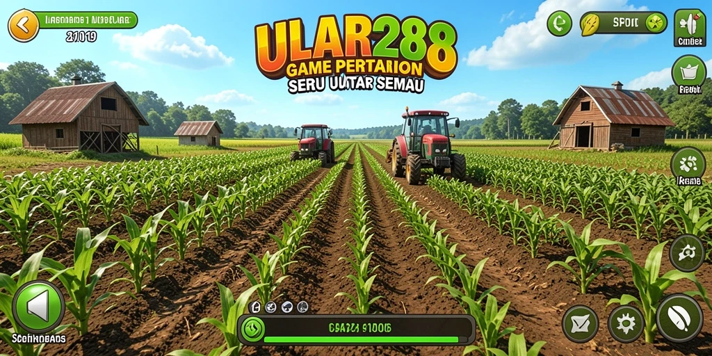 Tampilan gameplay ULAR288 yang menarik dalam dunia pertanian.